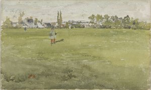Grøn og sølv: Beaulieu, Touraine af James Abbott McNeill Whistler