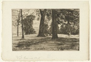 Greenwich Park af James Abbott McNeill Whistler