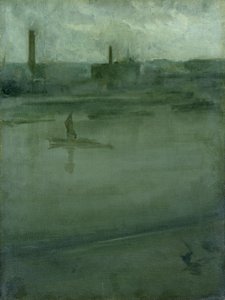 Grå og sølv: Themsen af James Abbott McNeill Whistler