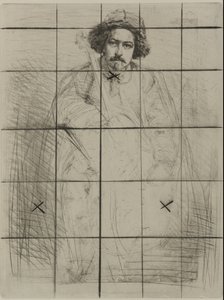 J. Becquet, Billedhugger, 1859. af James Abbott McNeill Whistler
