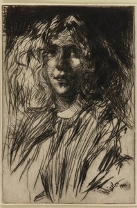 Jo, 1861. af James Abbott McNeill Whistler