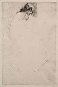 Jos Bent Head. af James Abbott McNeill Whistler