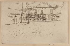 Jubilee Place, Chelsea, 1887. af James Abbott McNeill Whistler