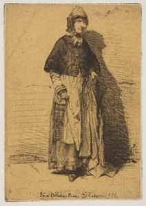 Moder Gerard, 1858. af James Abbott McNeill Whistler