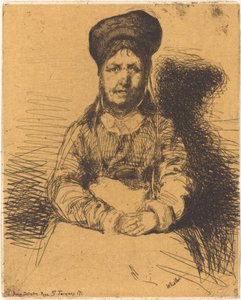 Retameuse, 1858. af James Abbott McNeill Whistler