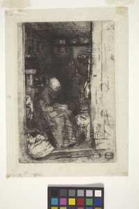 La Vielle Aux Loques (ætsning) af James Abbott McNeill Whistler