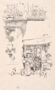 Frugtsælgeren i Rue de Grenelle, 1874. af James Abbott McNeill Whistler