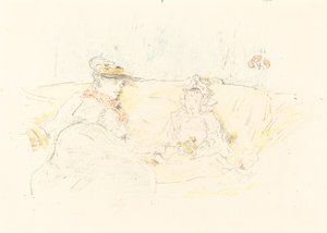 Dame og Barn, 1892. af James Abbott McNeill Whistler