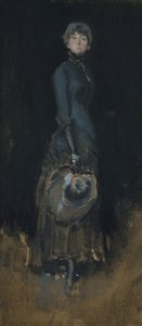 Lady in Grey, ca. 1883. af James Abbott McNeill Whistler