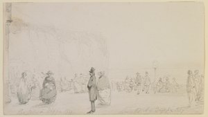 Kysterne ved Dieppe, 1857. af James Abbott McNeill Whistler