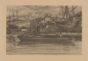 Limehouse, 1878. af James Abbott McNeill Whistler