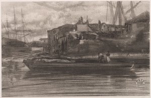 Limehouse, 1878. af James Abbott McNeill Whistler