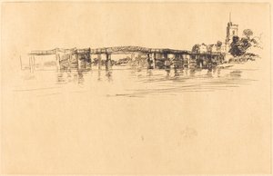 Lille Putney nr. 1, 1879. af James Abbott McNeill Whistler