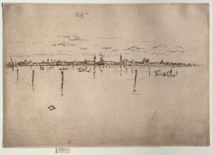 Lille Venedig, 1880. af James Abbott McNeill Whistler