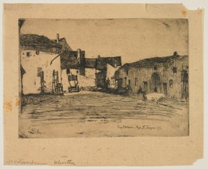 Liverdun aus Zwölf Radierungen aus der Natur af James Abbott McNeill Whistler