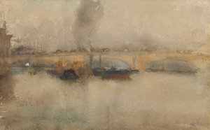 London Bridge, 1881. af James Abbott McNeill Whistler