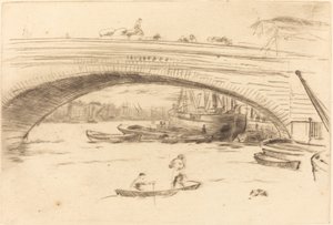 London Bridge, ca. 1875. af James Abbott McNeill Whistler