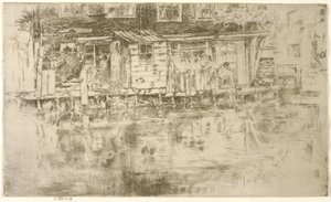 Long House, Dyers, Amsterdam, 1889 af James Abbott McNeill Whistler