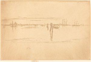 Long Lagoon, 1880. af James Abbott McNeill Whistler