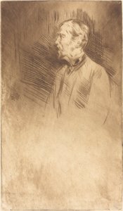 Lord Wolseley, ca. 1877. af James Abbott McNeill Whistler