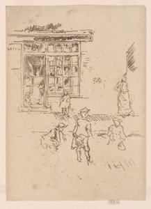 Marbles, ca. 1886-88 (radering; blæk på papir) af James Abbott McNeill Whistler