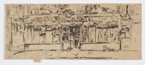 Marchand de Vin, Paris, ca. 1892-93 (radering; blæk på papir) af James Abbott McNeill Whistler