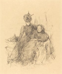 Mor og Datter, 1897. af James Abbott McNeill Whistler