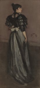Mother of Pearl and Silver: The Andalusian, ca. 1888--1900 (olie på lærred) af James Abbott McNeill Whistler
