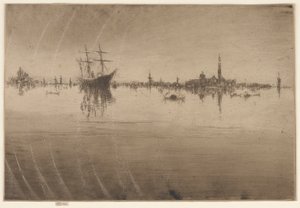 Nocturne, 1879-1880. af James Abbott McNeill Whistler