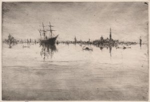 Nocturne, 1879-1880. af James Abbott McNeill Whistler