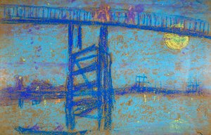 Nocturne: Battersea Bridge, 1872-1873 af James Abbott McNeill Whistler