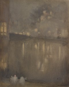 Nocturne: Gray and GoldCanal, Holland, 1882. af James Abbott McNeill Whistler