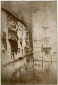 Nocturne: Palaces, c1879 1904. af James Abbott McNeill Whistler