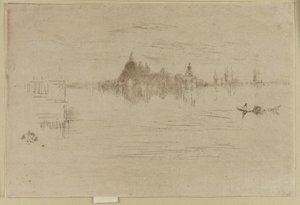Nocturne: Salut, 1879-1880. af James Abbott McNeill Whistler