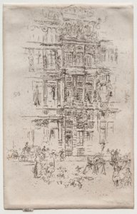 Paladser, Bruxelles. af James Abbott McNeill Whistler