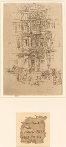 Paladser, Bruxelles, 1887. af James Abbott McNeill Whistler