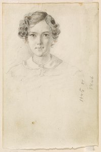 Portræt af Whistler, 1845 eller 1846. af James Abbott McNeill Whistler