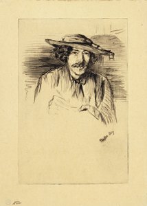 Portræt af Whistler, 1859 af James Abbott McNeill Whistler