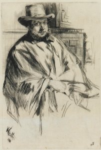Portræt af en mand, af James Abbott McNeill Whistler