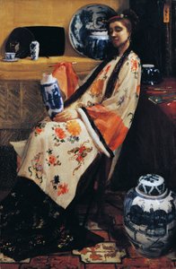 Lilla og Rose: Lange Leizen af Six Marks af James Abbott McNeill Whistler