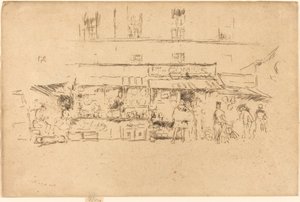 Monte Bell O, quai, 1893. af James Abbott McNeill Whistler