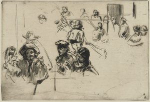 Ratcliffe Highway, 1861 (tørpunkt på papir) af James Abbott McNeill Whistler