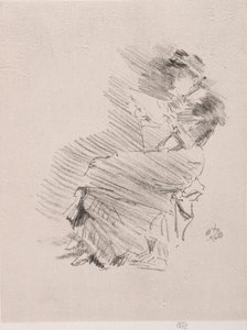 Læsning, 1879. af James Abbott McNeill Whistler