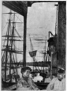 Rotherhithe, 1860 1904. af James Abbott McNeill Whistler
