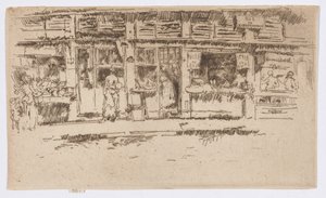 Rue de la Rochefoucault af James Abbott McNeill Whistler