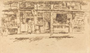 Rue de la Rochefoucault, 1893. af James Abbott McNeill Whistler