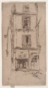 Rue des Bons Enfants, ture. af James Abbott McNeill Whistler