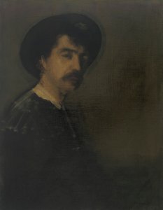 Selvportræt, 1870-1875. af James Abbott McNeill Whistler