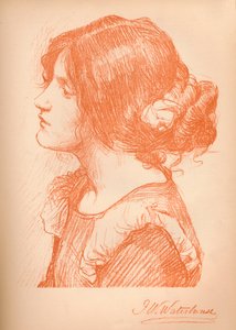 Skitse af en kvinde c1885, 1896 af James Abbott McNeill Whistler