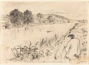 Skitsering, nr. 1, 1861. af James Abbott McNeill Whistler